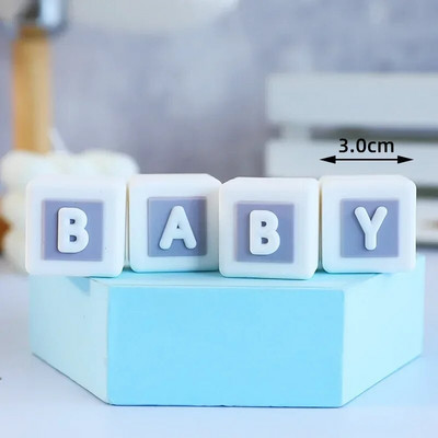 Dječji slon Dekoracija torte Lutka Balon Beba slon Kockice Dječji vrh za tortu za prvi rođendan Krštenje bebe Otkrivanje spola