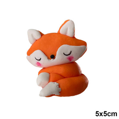 Meža dzīvnieki Meža tusiņu dekorēšana Lapsas dekorēšana Kūkas dekorēšana Kūkas skapja pirmās dzimšanas dienas šūpoles sēņu koku žoga piederumi