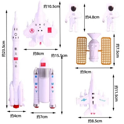 Ozdoba na tortu s astronautmi, vesmír, narodeninová dekorácia, chlapec, rock, astronaut, dekorácia torty, planéta, UFO, detské párty nástroje, bábätková sprcha