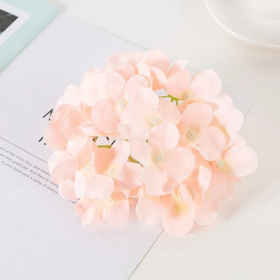 Umjetna cvjetna glava hortenzije od 13-15 cm za vjenčanje Rođendanska zabava Dekoracija DIY vijenac cvjetna zidna pozadina za fotografije