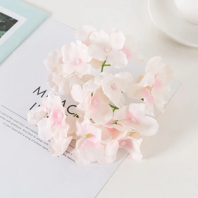 Umjetna cvjetna glava hortenzije od 13-15 cm za vjenčanje Rođendanska zabava Dekoracija DIY vijenac cvjetna zidna pozadina za fotografije