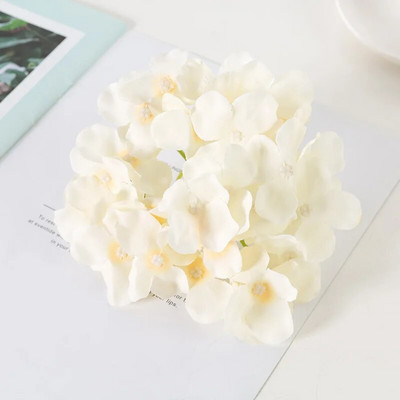 Umjetna cvjetna glava hortenzije od 13-15 cm za vjenčanje Rođendanska zabava Dekoracija DIY vijenac cvjetna zidna pozadina za fotografije