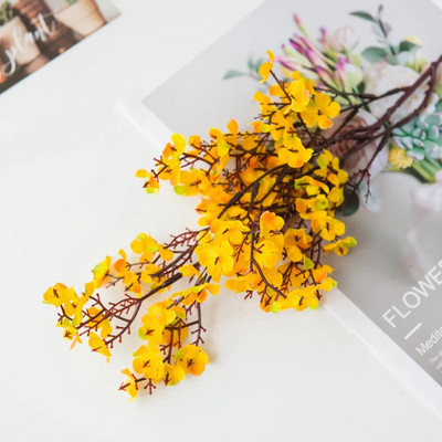 Otthoni csokor Hamis virág Olcsó virágok Baba többszínű Sakura mesterséges lehelet Hamis virágok barkácsolás esküvői dekoráció