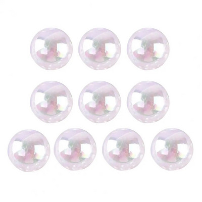 10 db tortadíszítő labda átlátszó karácsonyfa esküvői buli torta díszítő labda pékáru