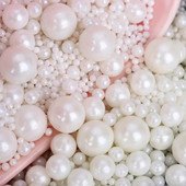 50 g perlų saldainių kamuoliukas „pasidaryk pats“ perlų karoliukų torto dekoravimas.