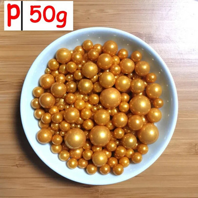 50 g perlų saldainių kamuoliukas „pasidaryk pats“ perlų karoliukų torto dekoravimas.