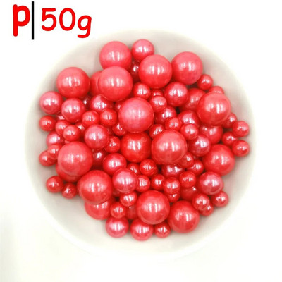 50 g perlų saldainių kamuoliukas „pasidaryk pats“ perlų karoliukų torto dekoravimas.