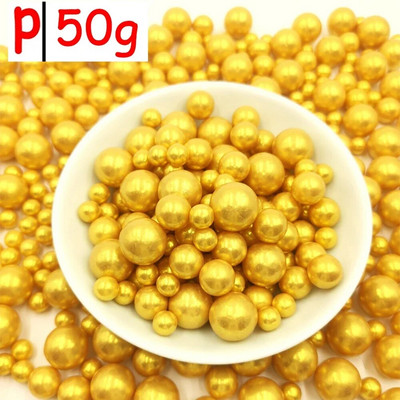 50 g perlų saldainių kamuoliukas „pasidaryk pats“ perlų karoliukų torto dekoravimas.