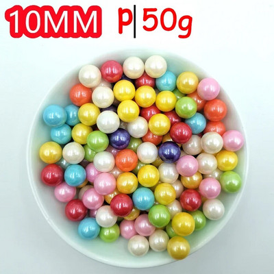 50 g perlų saldainių kamuoliukas „pasidaryk pats“ perlų karoliukų torto dekoravimas.