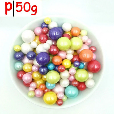 50 g perlų saldainių kamuoliukas „pasidaryk pats“ perlų karoliukų torto dekoravimas.