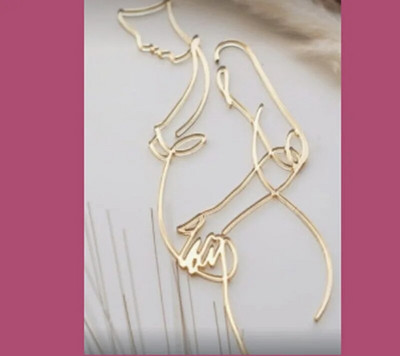 INS arany akril boldog születésnapi tortafeltét Absztrakt művészet Kiváló minőségű akril gyerekeknek partik tortafeltétek Anyai desszertdísz