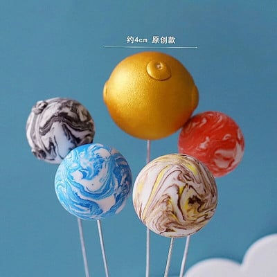 Dekorácia na ozdobu na tortu, astronaut, vesmírny chlapec, narodeninové dekorácie, UFO, detská dekorácia, ozdoba na tortu, dezert, detská sprcha, DIY dekorácia, časť