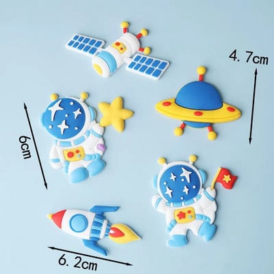 Dekorácia na ozdobu na tortu, astronaut, vesmírny chlapec, narodeninové dekorácie, UFO, detská dekorácia, ozdoba na tortu, dezert, detská sprcha, DIY dekorácia, časť