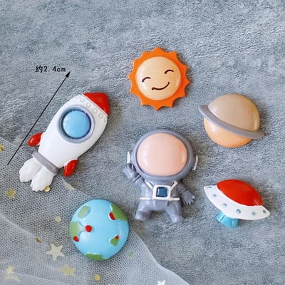 Dekorácia na ozdobu na tortu, astronaut, vesmírny chlapec, narodeninové dekorácie, UFO, detská dekorácia, ozdoba na tortu, dezert, detská sprcha, DIY dekorácia, časť