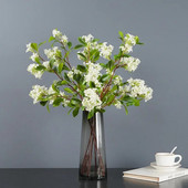 Mesterséges édes illatú osmanthus lila virág hamis fa tereprendezés ág Kert puha dekoráció mérnöki üzem