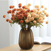 Μεταξωτό μπουκέτο λουλούδι πικραλίδα ψεύτικα τεχνητά λουλούδια για διακόσμηση γάμου κήπου σπιτιού DIY Craft Χριστουγεννιάτικο στεφάνι