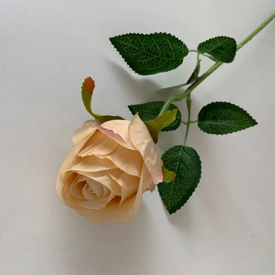 10 vnt dirbtinių šilko rožių Dirbtinės gėlės namų dekoravimo aksesuarai netikros rožių puokštė Vestuvių dekoras Vakarėlio stalas gėlių ornamentas