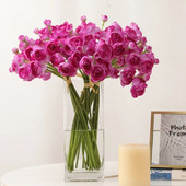 6 Mažos kamelijos vidaus svetainės stalo dekoravimas Dekoratyvinis gėlių modeliavimas Gėlių gėlių meninis dekoravimas