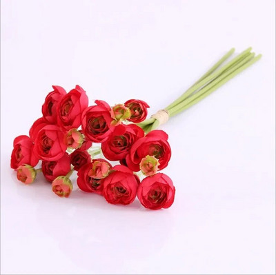 6 Mažos kamelijos vidaus svetainės stalo dekoravimas Dekoratyvinis gėlių modeliavimas Gėlių gėlių meninis dekoravimas