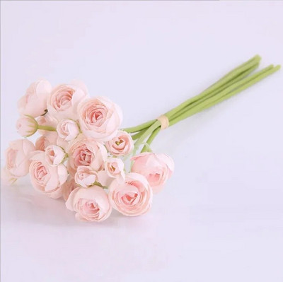 6 Mažos kamelijos vidaus svetainės stalo dekoravimas Dekoratyvinis gėlių modeliavimas Gėlių gėlių meninis dekoravimas