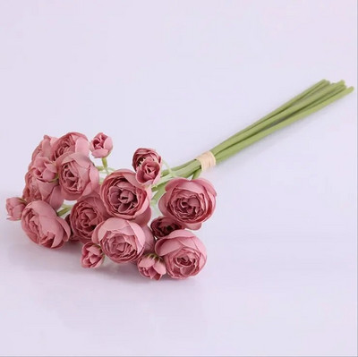 6 Mažos kamelijos vidaus svetainės stalo dekoravimas Dekoratyvinis gėlių modeliavimas Gėlių gėlių meninis dekoravimas