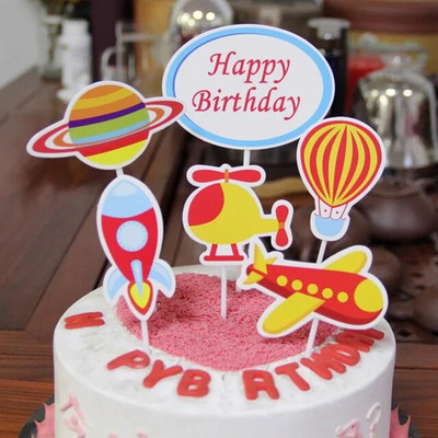 Motocikl Sretan rođendan Preljev za tortu Kombinacija Auto Preljevi za kolače Dječaci Muškarci Rođendanska zabava Vjenčanje Deserti Dekoracije za torte