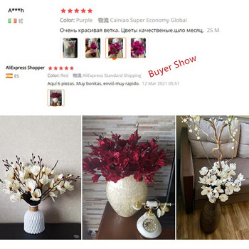 τεχνητό λουλούδι μανόλια, 45cm, διακόσμηση γάμου για πάρτι σπιτιού, χριστουγεννιάτικο δώρο, αξεσουάρ τραπεζιού ξενοδοχείου, φυτά γλαδιόλες
