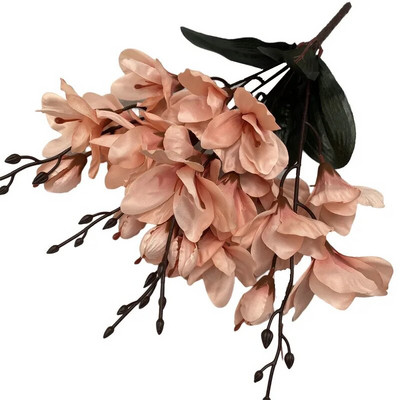 umelý kvet mangólie, 45 cm, svadobná dekorácia na domácu párty, vianočný darček, doplnky k hotelovému stolu, mečíky