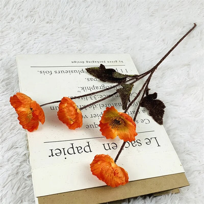 23"-os műmákos selyemvirágok otthoni dekorációhoz Esküvői virágok Műmákos virágkötészeti asztal központi szoba dekorációhoz