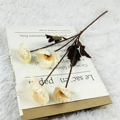 23"-os műmákos selyemvirágok otthoni dekorációhoz Esküvői virágok Műmákos virágkötészeti asztal központi szoba dekorációhoz