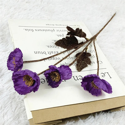 23"-os műmákos selyemvirágok otthoni dekorációhoz Esküvői virágok Műmákos virágkötészeti asztal központi szoba dekorációhoz