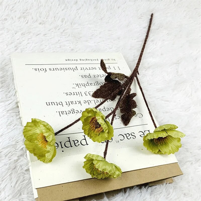 23"-os műmákos selyemvirágok otthoni dekorációhoz Esküvői virágok Műmákos virágkötészeti asztal központi szoba dekorációhoz