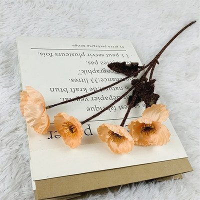 23"-os műmákos selyemvirágok otthoni dekorációhoz Esküvői virágok Műmákos virágkötészeti asztal központi szoba dekorációhoz