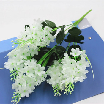 35-40cm Διακόσμηση Νυφικό Floral Διακόσμηση σπιτιού Διακοσμητικά λουλούδια Υάκινθος βιολετί λουλούδι τεχνητά λουλούδια Γάμος Πάρτι γενεθλίων