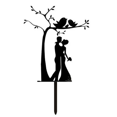 2024 INS Ακρυλική Καρδιά Mr & Mrs Groom Bride Cake Toppers For Women Lovers Γάμοι Αρραβωνιαστικοί Διακόσμηση τούρτας για το πάρτι του Αγίου Βαλεντίνου