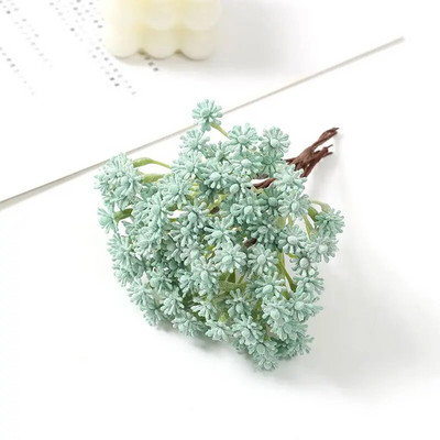 Mini plastični buket umjetnog cvijeća od 10 cm za uređenje kućne sobe Vjenčane dekoracije Mali cvjetni vrt Dodaci za vijence DIY