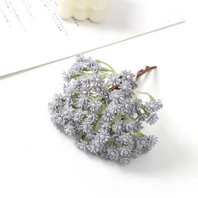 Mini plastični buket umjetnog cvijeća od 10 cm za uređenje kućne sobe Vjenčane dekoracije Mali cvjetni vrt Dodaci za vijence DIY