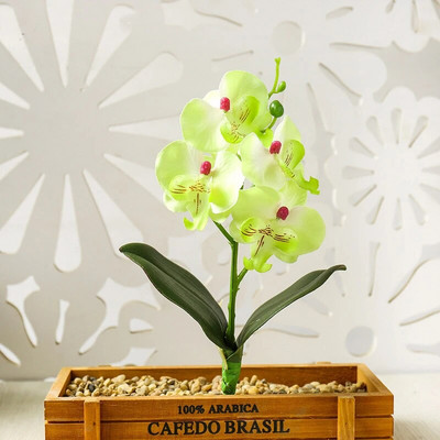 Hodvábne motýlie orchidey umelé kvety bonsai orchidea phalaenopsis kvetináč domáce svadobné dekorácie aranžmány umelé rastliny