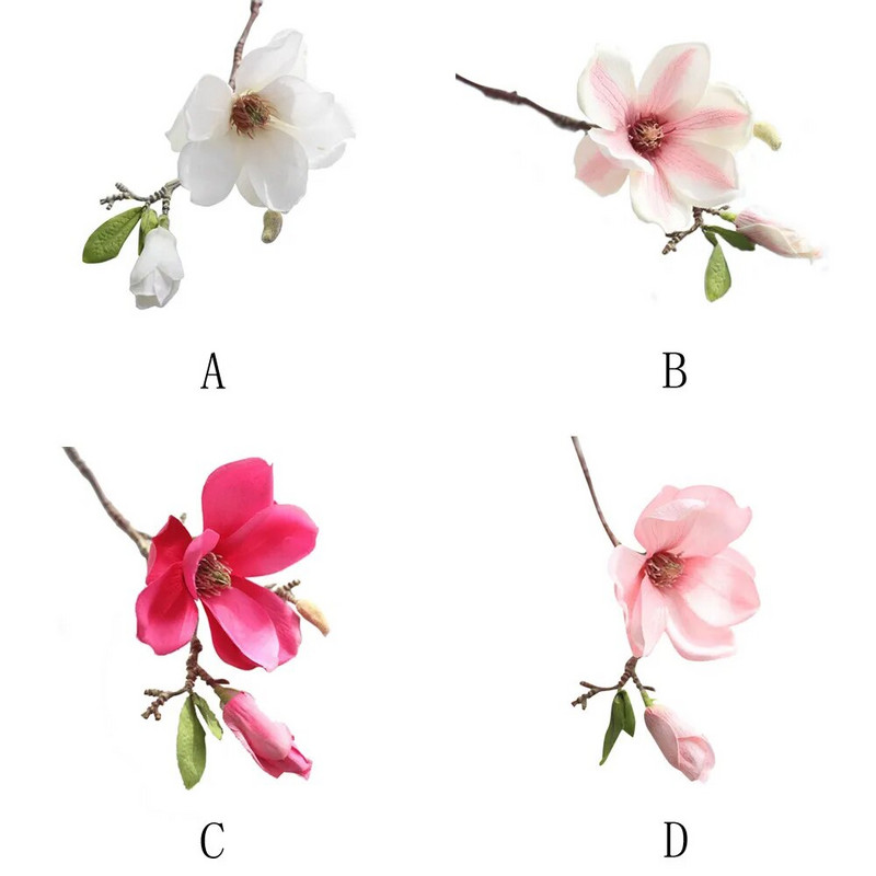 Umjetno cvijeće Leaf Magnolia Cvjetni vjenčani buket Party Decor Home Decoration Dodaci za vjenčanje Umjetno cvijeće