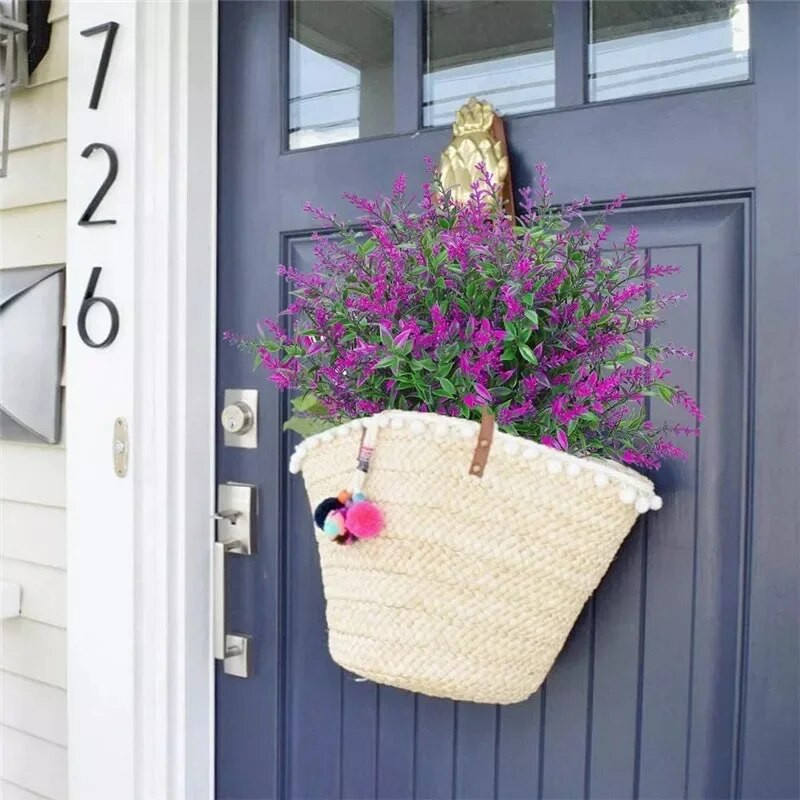 Umelý kvet, plast, levanduľa, umelá rastlina, svadobná dekorácia, domáca záhrada, svadobná kytica, prestieranie, domáce potreby