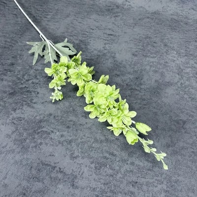 2 furculițe Floating Delphinium Ramă de flori de mătase Flori artificiale pentru acasă, nuntă, hotel, decorare Fleur Artificielle 1PC floare