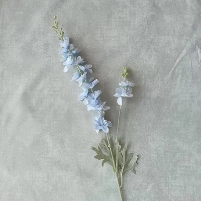 2 furculițe Floating Delphinium Ramă de flori de mătase Flori artificiale pentru acasă, nuntă, hotel, decorare Fleur Artificielle 1PC floare