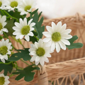 Φθινοπωρινά όμορφα τεχνητά λουλούδια Silk Daisy Diy Home Garden Party Διακοσμήσεις γάμου Χειροτεχνίες Φθινοπωρινά Χριστούγεννα Φτηνά ψεύτικα φυτά