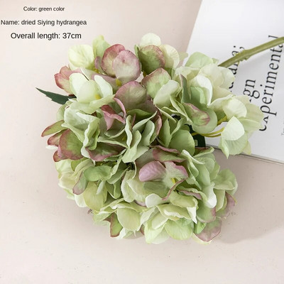 37 cm-es mini hortenzia művirág egyágú hortenzia dekoráció esküvői kézi csokor rózsa fali művirág otthoni dekoráció