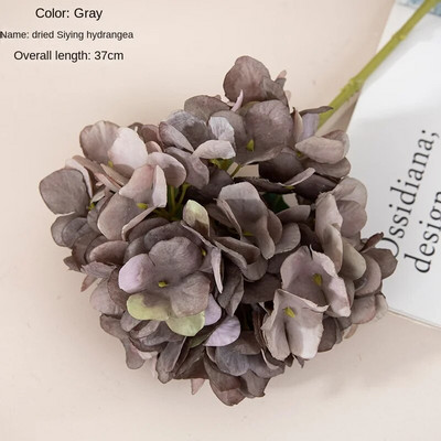 37 cm-es mini hortenzia művirág egyágú hortenzia dekoráció esküvői kézi csokor rózsa fali művirág otthoni dekoráció