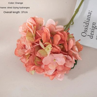 37 cm-es mini hortenzia művirág egyágú hortenzia dekoráció esküvői kézi csokor rózsa fali művirág otthoni dekoráció