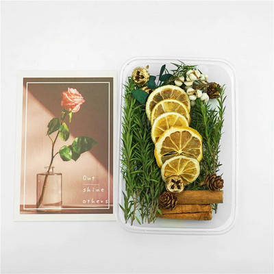 Kreativna kutija sa suhim cvijećem Festivalska zabava Aromaterapijska svijeća Ogrlica s privjeskom od epoksidne smole Izrada nakita Zanati DIY dodaci