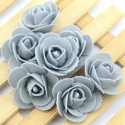 50/100/200/500 buc 3 cm spumă trandafir pentru urs flori artificiale cutie de cadouri bricolaj nuntă decorativă de Crăciun decor acasă 20 de culori