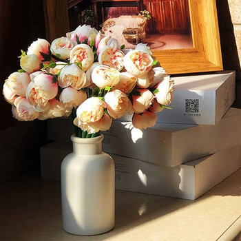 Ranunculus Artificial Flower, Faux Silk Mini Ranunculus Flowers for DIY Bouquet, Bulk Filler Flowers for Home Party Decorations