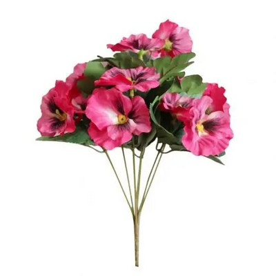 1 buc. panseluță cu flori artificiale grădină DIY scenă petrecere acasă nuntă artizanat decorare pânză nunți parcuri flori artificială panseluță